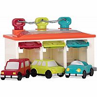 Shape Sorting Toy Garage with Keys