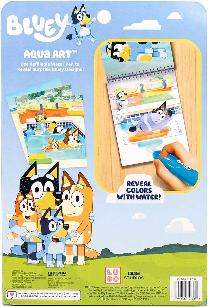 Bluey Aqua Art - Grandrabbit's Toys in Boulder, Colorado