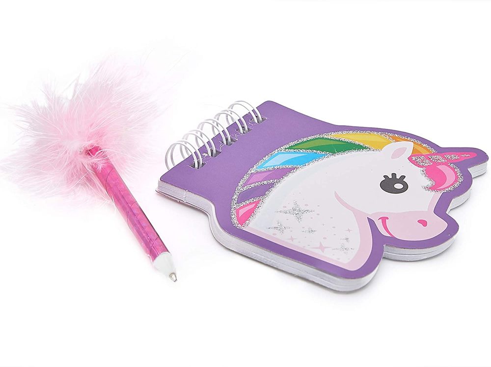 Unicorn Notebook with Feather Pen - Grandrabbit's Toys in Boulder, Colorado