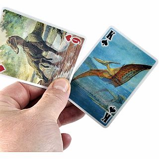 3D DINOSAUR PLAYING CARDS