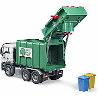 Man TGS Rear Loading Garbage Truck - Green