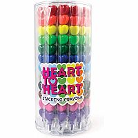 Stacking Crayons Heart Stacking Crayons