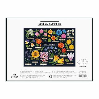 Edible Flowers 1000 Piece Puzzle 