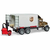 Mack Granite UPS Logistic Truck With Forklift 