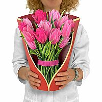 Festive Tulips Popup Card 