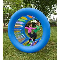 Roll With It Giant Inflatable Rolling Wheel