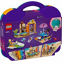 Creative Beach and Travel Suitcase
