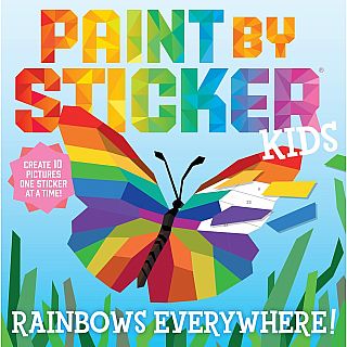 PB Rainbows Everywhere: Kids Paint By Sticker 