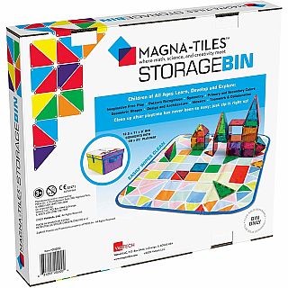 Storage Bin & Interactive Playmat Magna-Tiles 