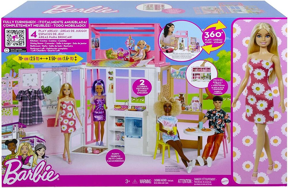 Ashley Furman Pelmel Stirre Barbie House with Doll - Grandrabbit's Toys in Boulder, Colorado