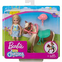Chelsea Doll and Horse, 6-Inch Blonde