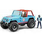 Blue Jeep Cross Country Racer