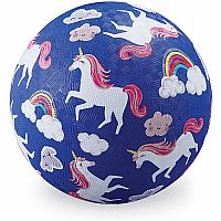Unicorns - Rubber Playground Ball, 7"