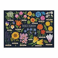 Edible Flowers 1000 Piece Puzzle 