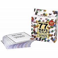 TENZI 77 Ways to Play The Add-on Card Set for The Dice Party Game