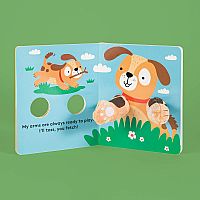 Hug Me Little Puppy: Finger Puppet Book Board Book