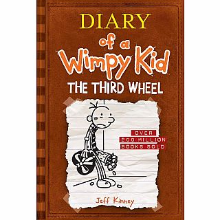 Diary of a Wimpy Kid #7: The Third Wheel hardback