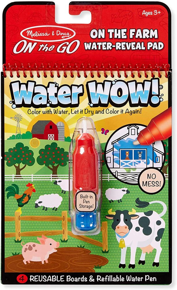 Water Wow Farm On the Go Travel Activity Grandrabbit s Toys