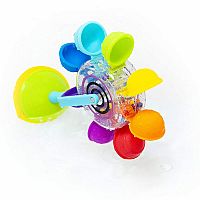 Sassy Whirling Waterfall Suction STEM Toy for Bathtime Fun & Learning