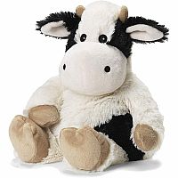 Black/White Cow Warmies Plush