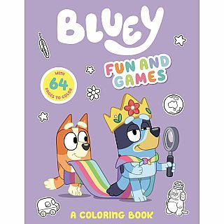 PB Bluey: Fun and Games Coloring Book 