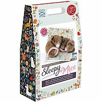 Sleepy Mice Needle Felting Kit 