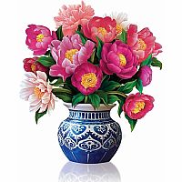 Peony Paradise Pop Up Card