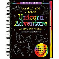 Unicorn Adventure Scratch and Sketch Hardback