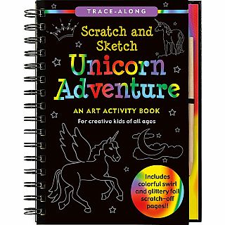 Unicorn Adventure Scratch and Sketch Hardback