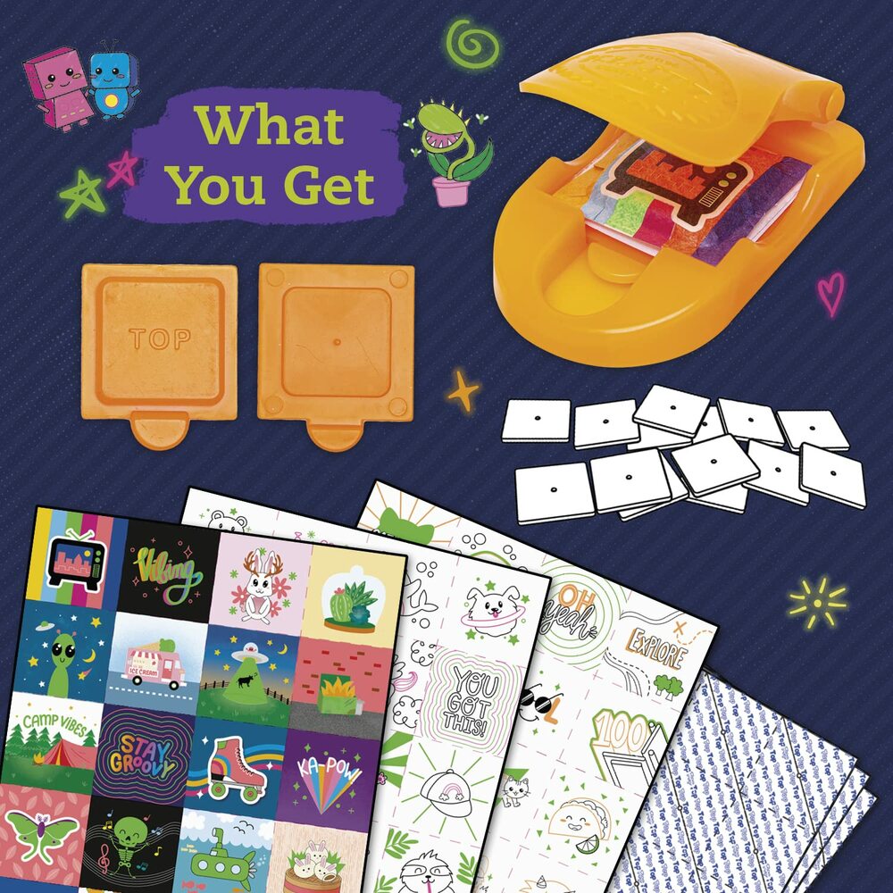 Make Your Own Glow In The Dark Puffy Stickers Grandrabbit's Toys in