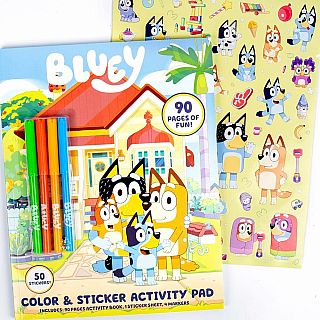 Bluey Coloring & Activity & Sticker Book