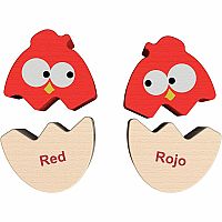 Color N Eggs Bilingual Matching Puzzle 