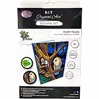 Owl And Fairy Tree Notebook Kit Crystal Art
