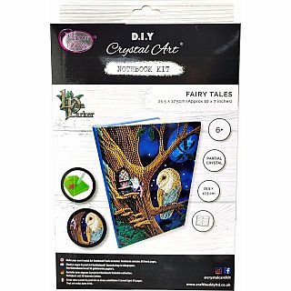 Owl And Fairy Tree Notebook Kit Crystal Art 