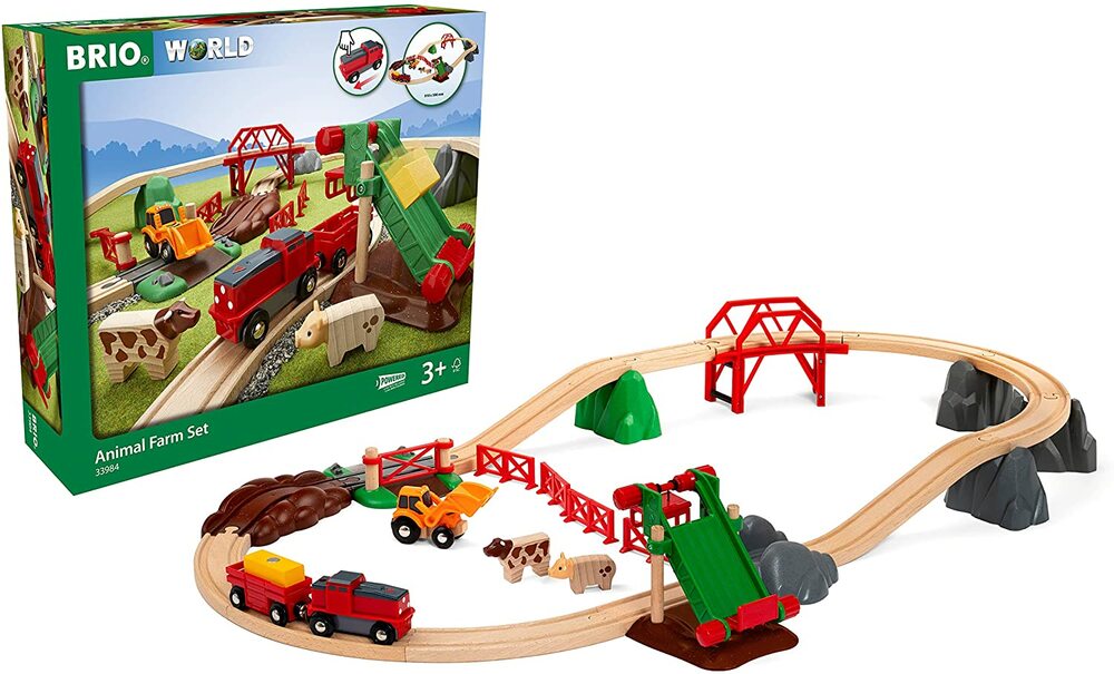 Animal Farm Train Set Grandrabbit s Toys in Boulder Colorado