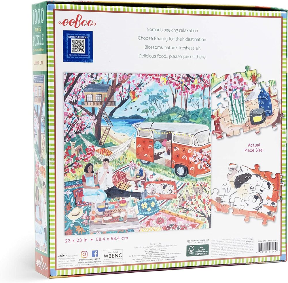 Camper Life 1000 Piece Puzzle Grandrabbit's Toys in Boulder, Colorado