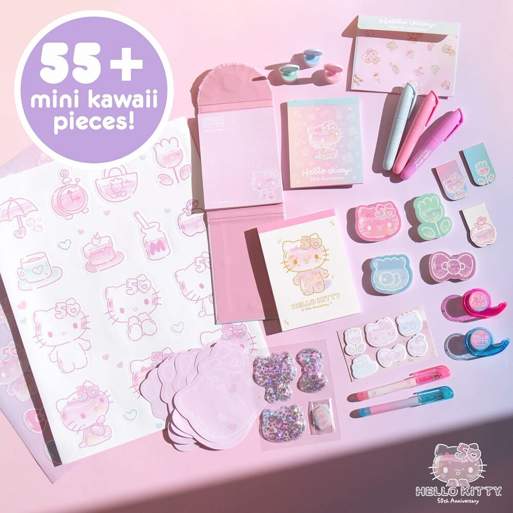 Sanrio Hello Kitty 50th Anniversary Mini Collectible Stationery - STMT ...