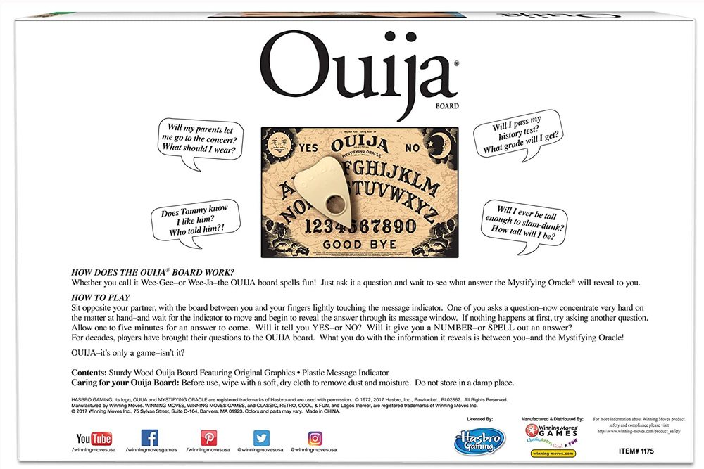 Classic Ouija - Grandrabbit's Toys In Boulder, Colorado