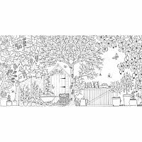 Secret Garden: An Inky Treasure Hunt and Coloring Book Paperback