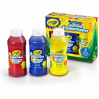 8oz Primary Washable Fingerpaint 3 Count
