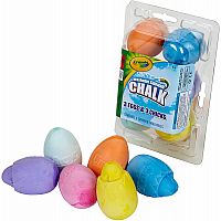 Egg/Chick Sidewalk Chalk 6 Count
