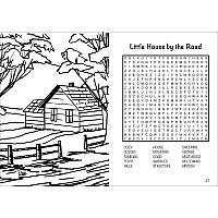 PB Bob Ross Happy Little Word Search and Coloring Book 