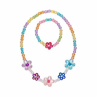 Blooming Beads Necklace and Bracelet Set