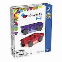 Cars – Purple & Red 2-Piece Set MAGNA-TILES