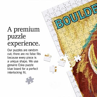 Boulder, Colorado, Vivid Bison 1000pc Puzzle