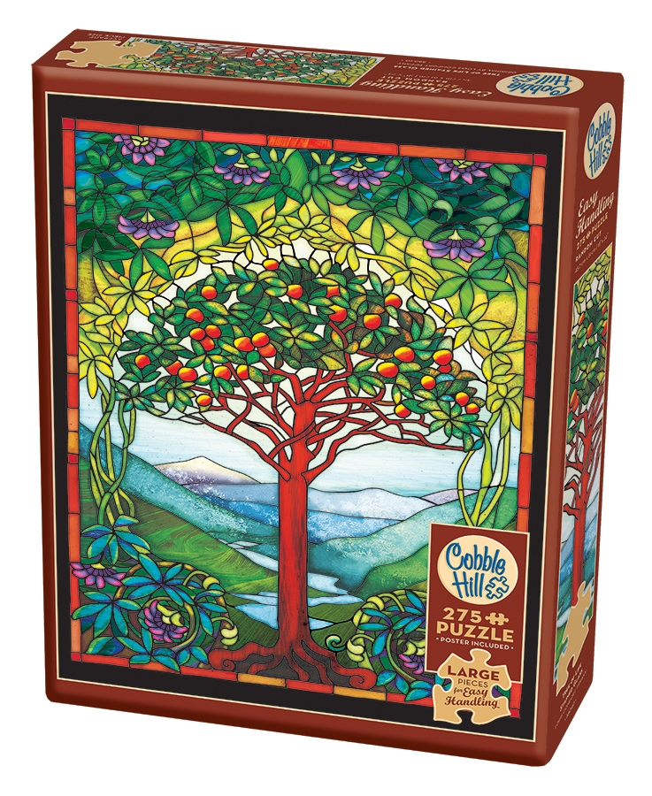 Tree Of Life Stained Glass Large Format 275 Piece Puzzle Grandrabbit's Toys in Boulder, Colorado