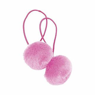 Pom Pom Puffs Ponytail Holder