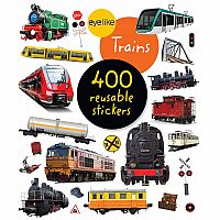 Eyelike Stickers: Trains Paperback