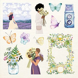 Boho Dreams Sticker Book: A Free-Spirited Sticker Book