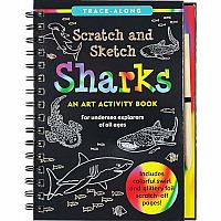 Scratch & Sketch Sharks (Trace Along)